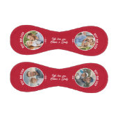 赤最高のパパEver 4 Photos Father's Day 野球ボール (パネル)