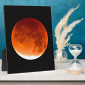 赤月の上昇 フォトプラーク (側面)