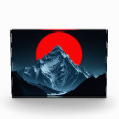 赤月の山 フォトブロック (正面)