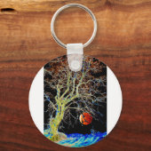 赤月昇り キーホルダー (正面)