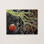 赤月昇り ジグソーパズル (横)