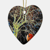 赤月昇り セラミックオーナメント (左)