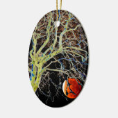 赤月昇り セラミックオーナメント (左)