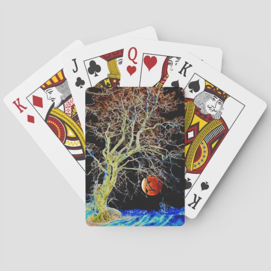 赤月昇り トランプ (裏面)