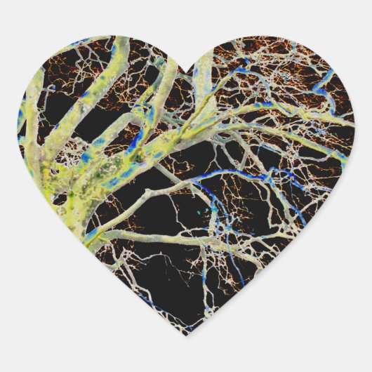 赤月昇り ハートシール (正面)