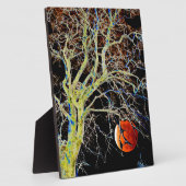 赤月昇り フォトプラーク (側面)