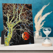 赤月昇り フォトプラーク (側面)