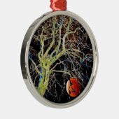 赤月昇り メタルオーナメント (右)