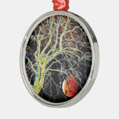 赤月昇り メタルオーナメント (左)