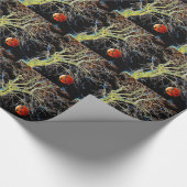 赤月昇り ラッピングペーパー (角)