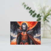 赤月明かりの中の吸血鬼 ポストカード (スタンド正面)