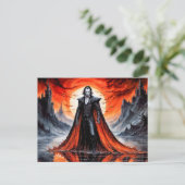 赤月明かりの中の吸血鬼 ポストカード (スタンド正面)