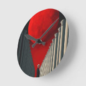 赤月 ラウンド壁時計 (傾斜)
