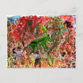 赤木の緑の獣 ポストカード