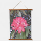 赤木の花 吊り下げ型タペストリー (正面)