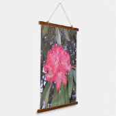 赤木の花 吊り下げ型タペストリー (傾斜あり)