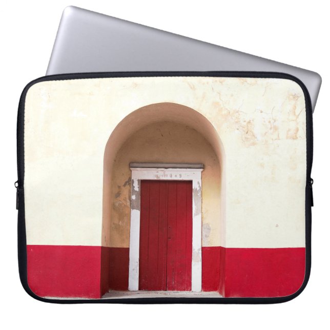 赤木製扉 ラップトップスリーブ (正面)