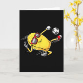 赤札を切られそうな日だ サッカー カード (黄色い花)