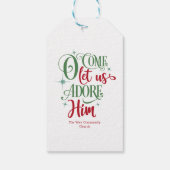 赤来い緑を慕おうエレガント ギフトタグ (裏面)