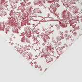 赤枝フローラフランスのヴィンテージ分離 薄葉紙 (詳細)