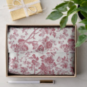 赤枝フローラフランスのヴィンテージ分離 薄葉紙 (ギフト)