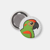 赤枠のマカオ マグネット (正面/裏面)