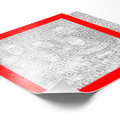 赤枠の写真 フォトプリント            (角)