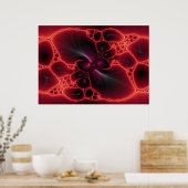 赤枠 ポスター (キッチン)