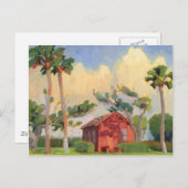 赤校舎はがき ポストカード (正面/裏面)