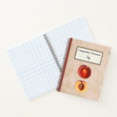 赤桃と半身の組パーソナライズされた成 ノートブック (内部)