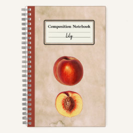 赤桃と半身の組パーソナライズされた成 ノートブック