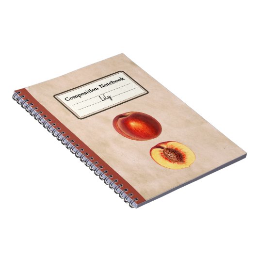 赤桃と半身の組パーソナライズされた成 ノートブック (右側)