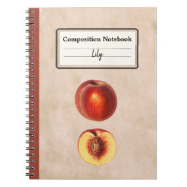 赤桃と半身の組パーソナライズされた成 ノートブック