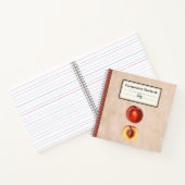 赤桃と半身の組パーソナライズされた成 ノートブック (内部)