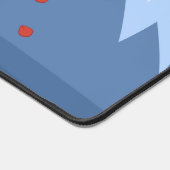 赤桜こけし人形 – かわいい芸者ガール デスクマット (コーナー)