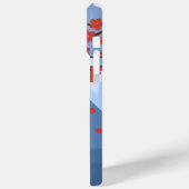 赤桜こけし人形 – かわいい芸者ガール Case-Mate iPhoneケース (裏面 / 左)