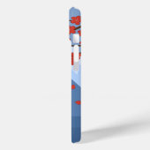 赤桜こけし人形 – かわいい芸者ガール Case-Mate iPhoneケース (裏面 / 左)