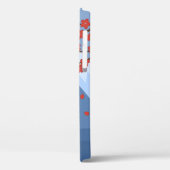 赤桜こけし人形 – かわいい芸者ガール Case-Mate iPhoneケース (裏面 / 左)