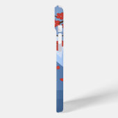 赤桜こけし人形 – かわいい芸者ガール Case-Mate iPhoneケース (裏面 / 左)