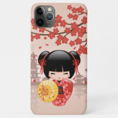 赤桜こけし人形 – 日本の芸者 Case-Mate iPhoneケース (裏面)