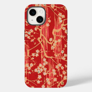 赤桜花アンティーク日本の花柄 Case-Mate iPhone 14ケース