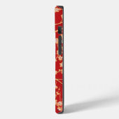 赤桜花アンティーク日本の花柄 Case-Mate iPhoneケース (裏面 / 左)