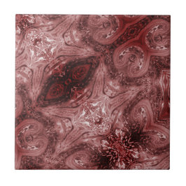 赤梅抽象芸術幾何学陶瓦 タイル