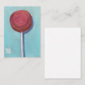 赤棒つきキャンデー ノートカード (正面/裏面)