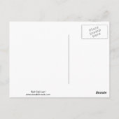 赤樫の葉はがき ポストカード (裏面)