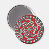 赤機械磁石 マグネット (正面/裏面)