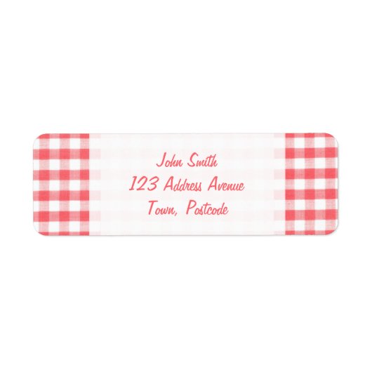 赤歯模様 ラベル (正面)