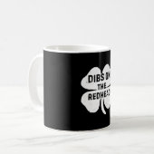 赤毛おもしろいのSt patricks day行き コーヒーマグカップ (正面左)