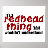 赤毛のもの ポスター (正面)