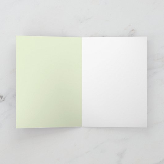 赤毛のアイルランド人ダンサー アイリッシュステップダンス サンキューカード (内部)